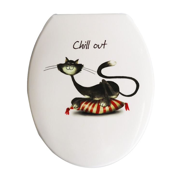 Cartoon Print Toilet Seat ກວ້າງ 360mm